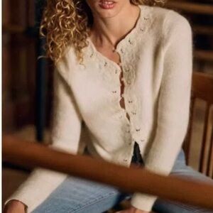 NWOT Sezane Ysalin cardigan m